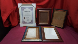 A Set of 5 Nice Wooden and glit picture frames 