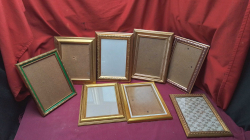 A Job lot of 8 Gilded and Glazed Nice pictures frame 