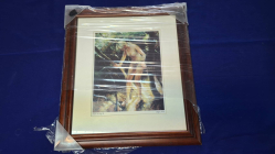 A rare hand signed framed and matted limited edition lithograph 