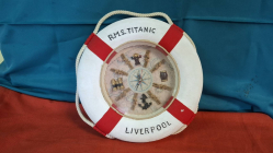 A Lovely condition 35 cm R.M.S Titanic Nauticle clock in good working condition. 