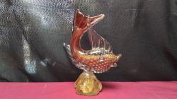 Heavy Murano high quality fish.
8x21x27cm.
