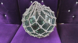 A Glass Fishing boat float heavy