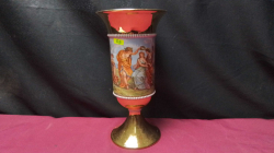 A Gilded Italian made vase.