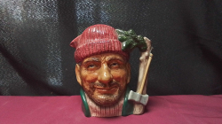 A Doulton Toby jug the lumber jack.
H17 W12cm.