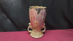 A Rare, unusual Arthur Wood ,England, low Handled vase 1950s, in good order.
H21 W9cm.