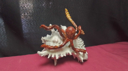 Octopus Figure on durex shell 
