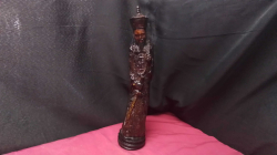 Chinese Emperor serene Wooden sculpted Statue Asia China .
H33 W6cm.