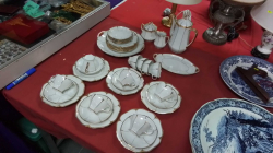 A 36 piece European coffee set complete. 