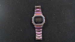 Casio G-Shock Square Rainbow (Titanium / Multi-Color / Unicorn Custom) 