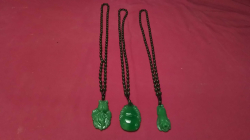 3 Jade pendants on Jade Chinese 