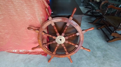 Large ships wheel .
W83 H81cm.