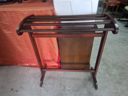 A Wooden Clothes rails